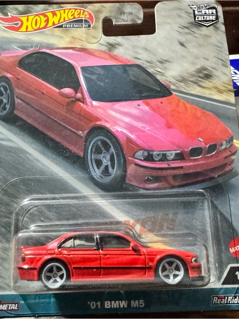 Hot Wheels Premium '01 BMW M5 - Red CAR CULTURE CANYON WARRIORS